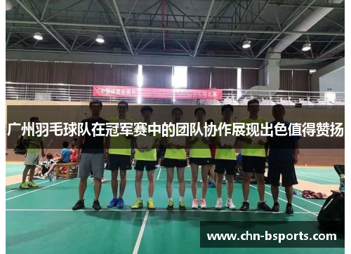 广州羽毛球队在冠军赛中的团队协作展现出色值得赞扬