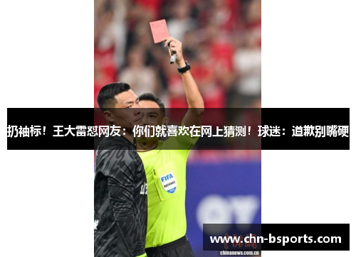 扔袖标！王大雷怼网友：你们就喜欢在网上猜测！球迷：道歉别嘴硬